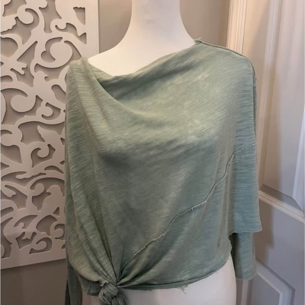 We The Free Sage Green Tunic Top
